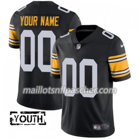 Maillot Pittsburgh Steelers Custom Noir - Enfant